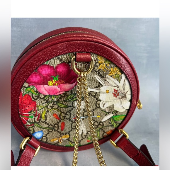 Gucci Ophidia Flora Round Backpack - Picture 2 of 9